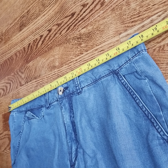 (10) Suko Jeans Denim Look Comfy 100% Tencel Women's Shorts Vacation - Picture 5 of 9